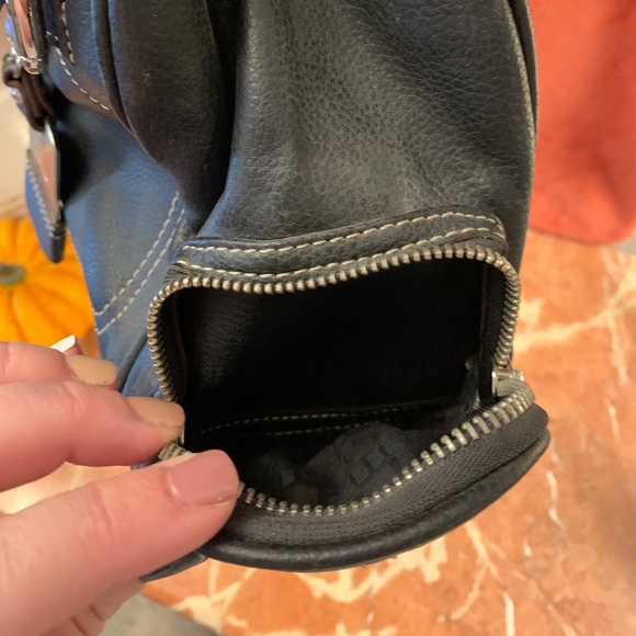 Nine West Leather Satchel Purse - Picture 3 of 7